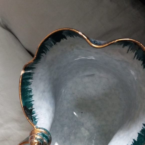 Vintage Italian Pottery Dish W/ Cactus Flower Design RF - Picture 6 of 8